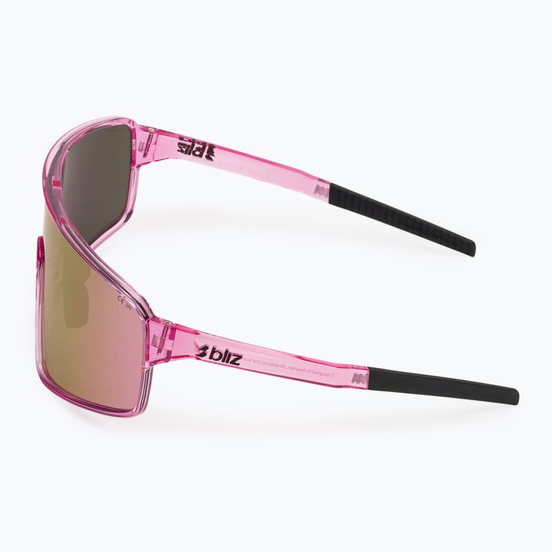 Saulės akiniai Bliz P001S transparent pink/brown rose multi 4