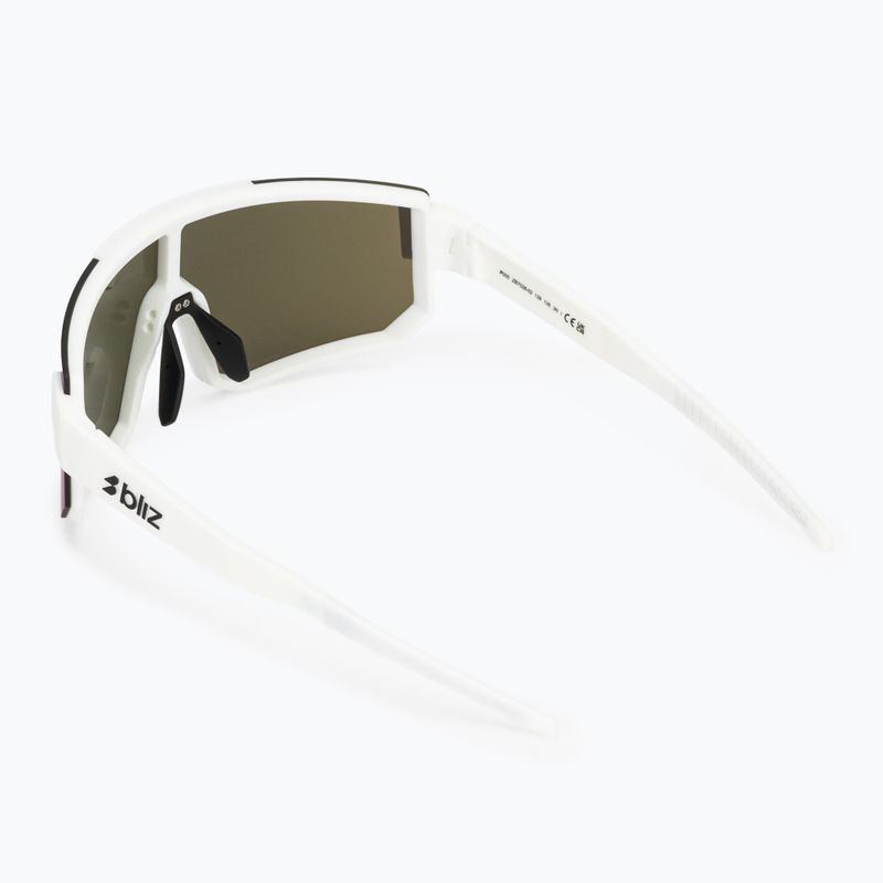Saulės akiniai Bliz P005 matte white/smoke blue multi 2