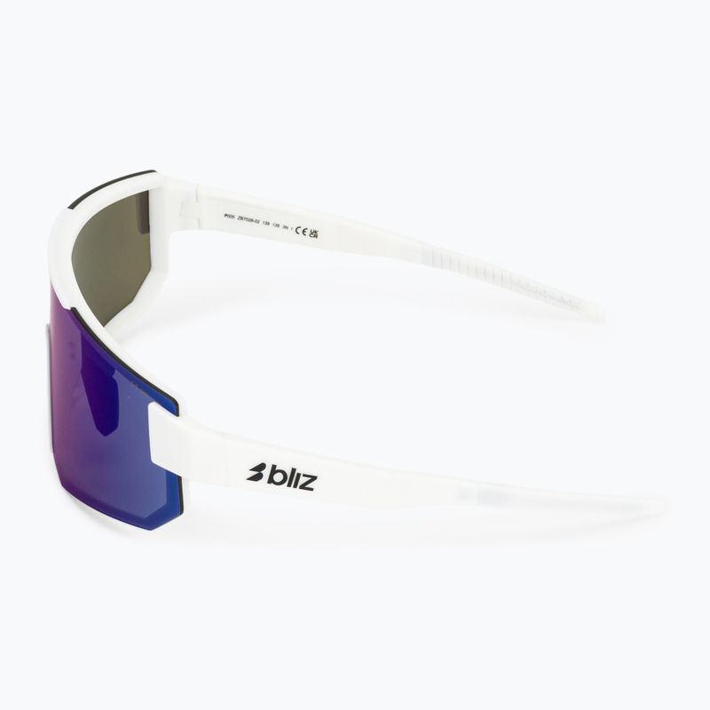 Saulės akiniai Bliz P005 matte white/smoke blue multi 4