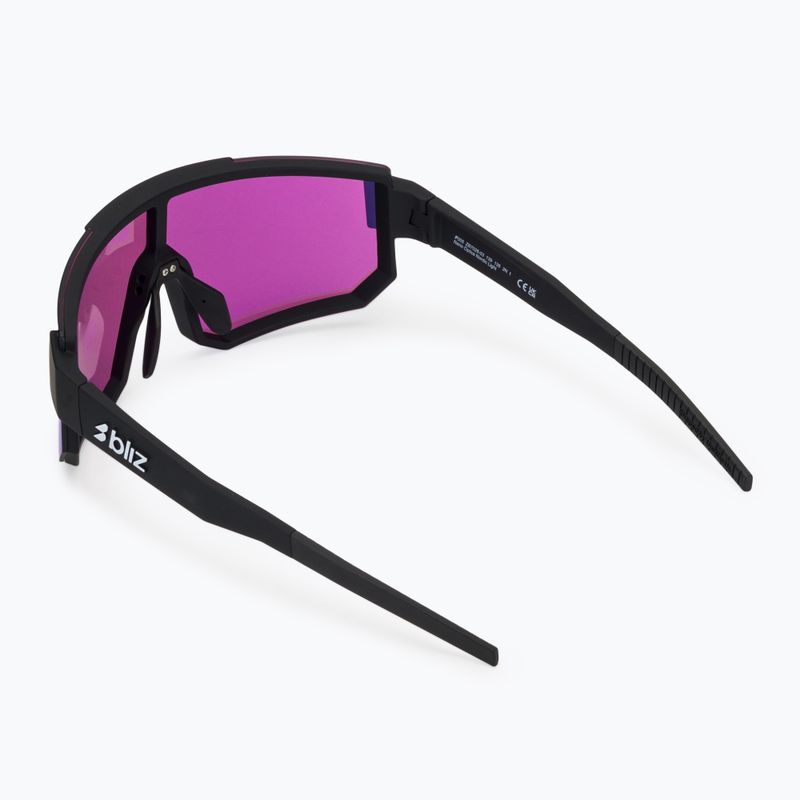 Saulės akiniai Bliz P005 matte black/nano optics violet blue multi 2