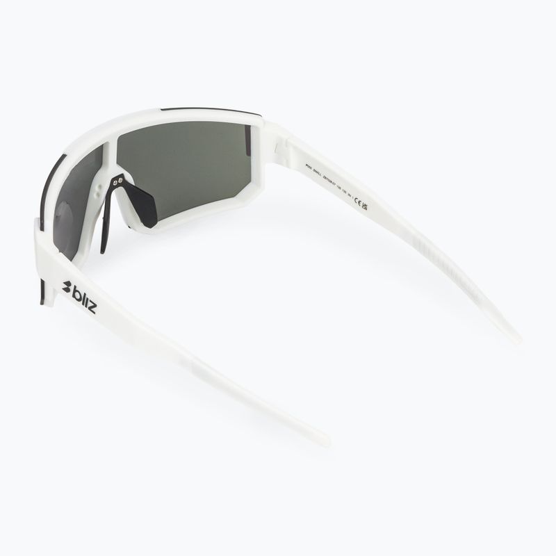 Saulės akiniai Bliz P005S matte white/smoke purple mirror 2