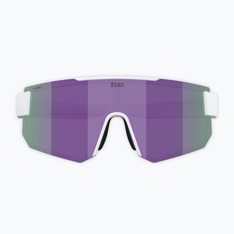 Saulės akiniai Bliz P005S matte white/smoke purple mirror 3