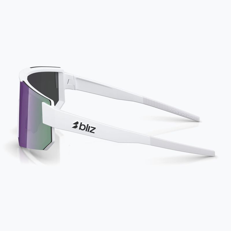Saulės akiniai Bliz P005S matte white/smoke purple mirror 5