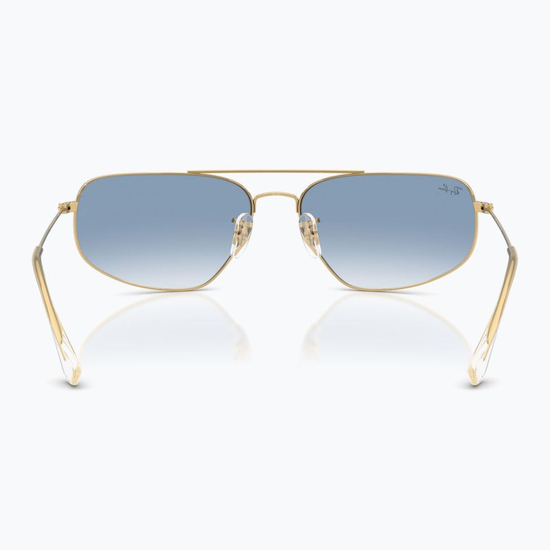 Akiniai nuo saulės Ray-Ban RB3780 arista gold/transparent blue gradient 5
