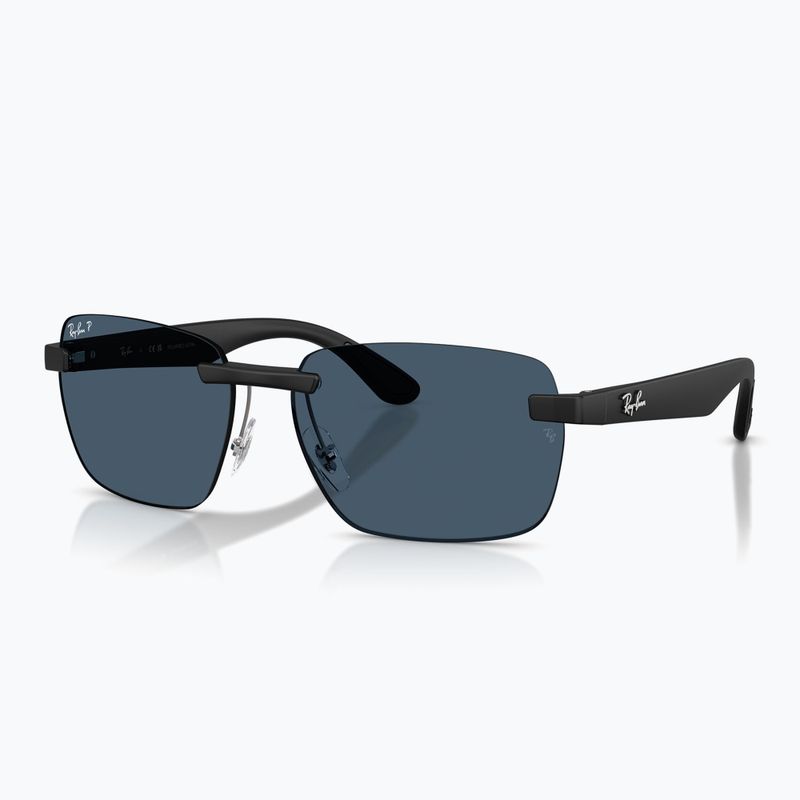 Akiniai nuo saulės Ray-Ban RB4470 Polarized+ Lenses matt sand black/blue polarized 4