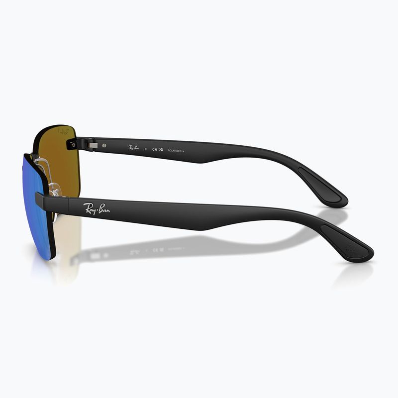 Akiniai nuo saulės Ray-Ban RB4470 Polarized+ Lenses matte sand black/green chromance 6