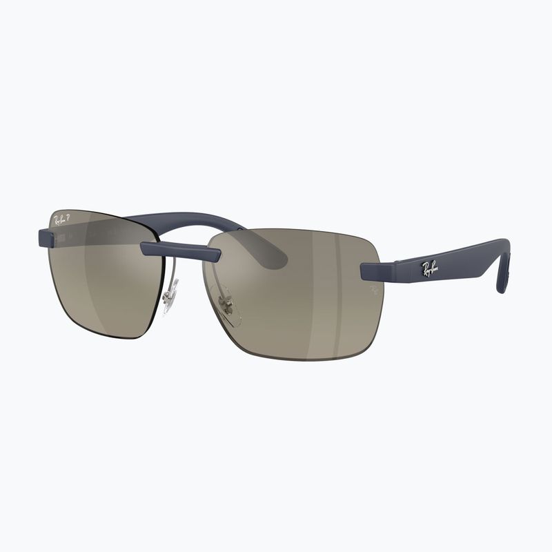 Akiniai nuo saulės Ray-Ban RB4470 Polarized+ Lenses sand dark blue/grey gradient chromance 4