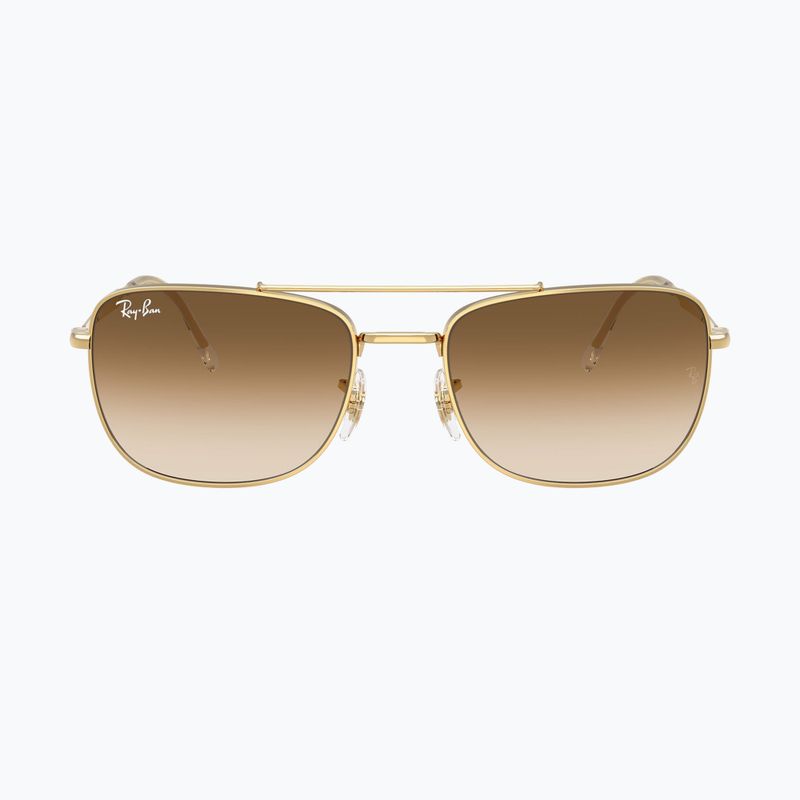 Saulės akiniai Ray-Ban Bain Bridge arista gold/brown gradient 2