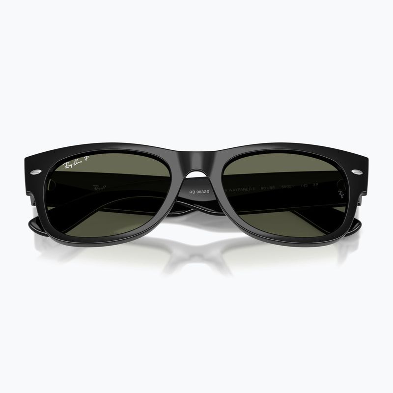 Akiniai nuo saulės Ray-Ban Mega Wayfarer II black/green 3