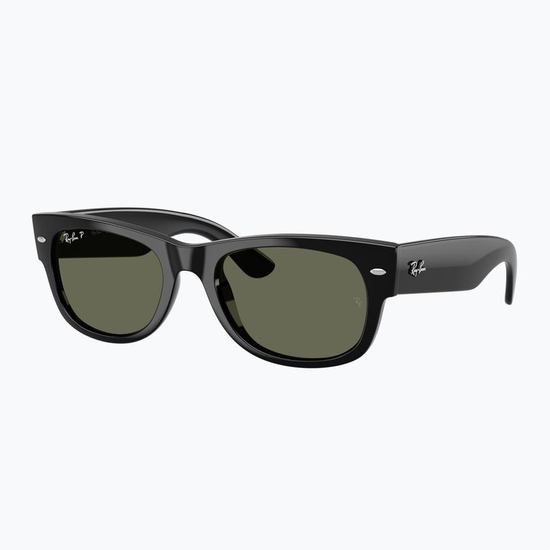 Akiniai nuo saulės Ray-Ban Mega Wayfarer II black/green 4