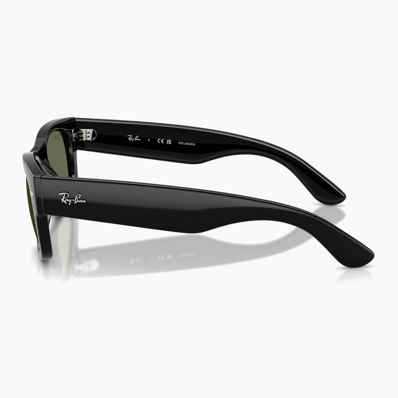 Akiniai nuo saulės Ray-Ban Mega Wayfarer II black/green 6