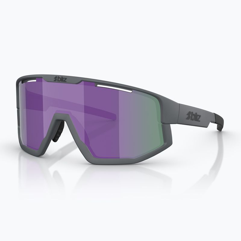 Akiniai nuo saulės Bliz Fusion matte grey/smoke purple multi