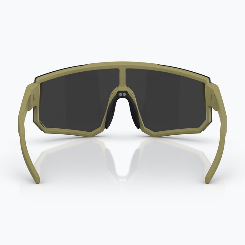 Akiniai nuo saulės Bliz P005 matte amber green/smoke silver mirror 4
