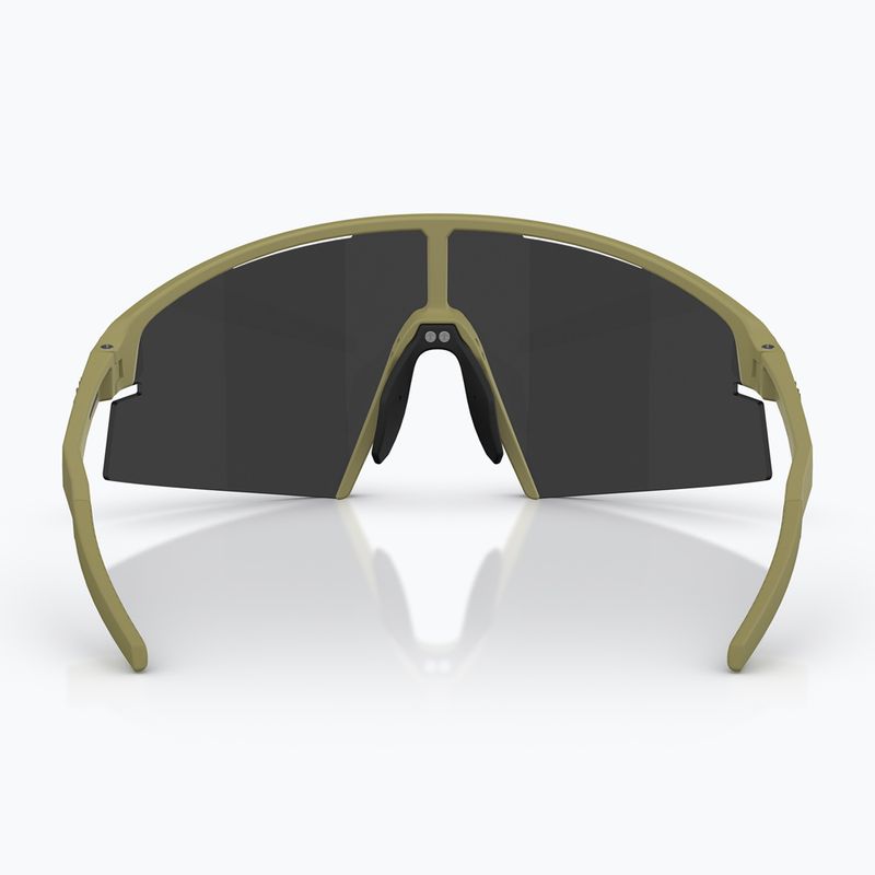 Akiniai nuo saulės Bliz P006 matte amber green/smoke silver mirror 4
