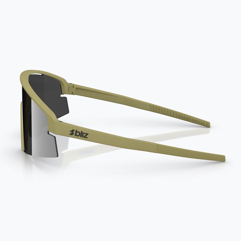 Akiniai nuo saulės Bliz P006 matte amber green/smoke silver mirror 5