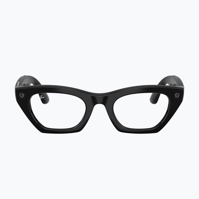 Akiniai su kamera Ray-Ban Meta Zena shiny black/clear 2