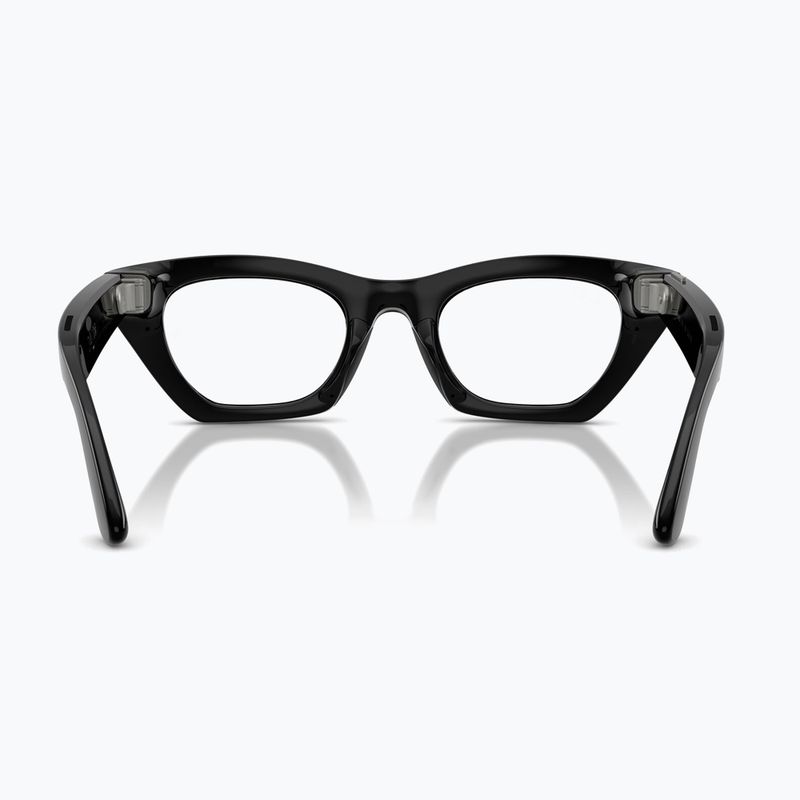 Akiniai su kamera Ray-Ban Meta Zena shiny black/clear 4