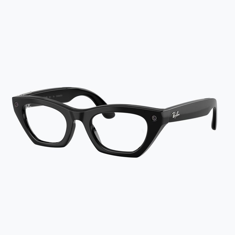 Akiniai su kamera Ray-Ban Meta Zena shiny black/clear 5