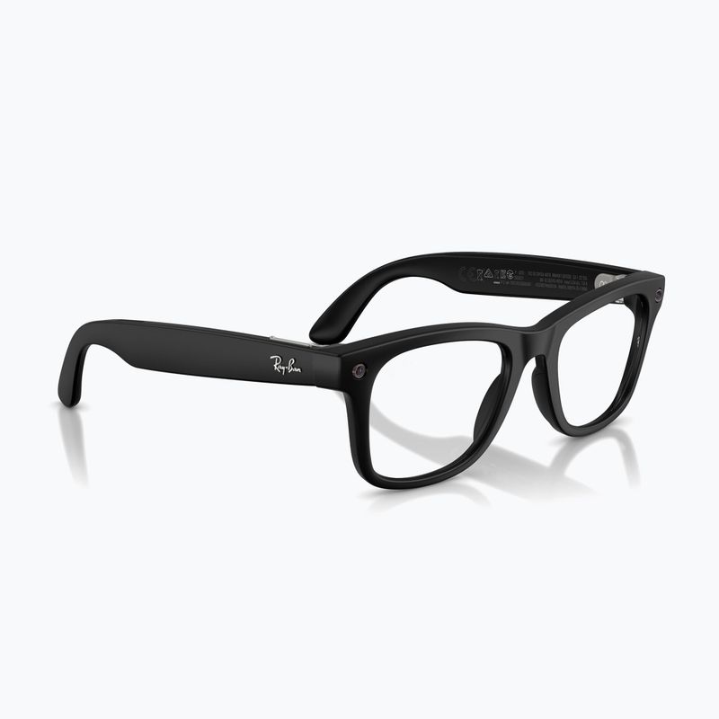 Akiniai su kamera Ray-Ban Meta Wayfarer matte back/clear 4