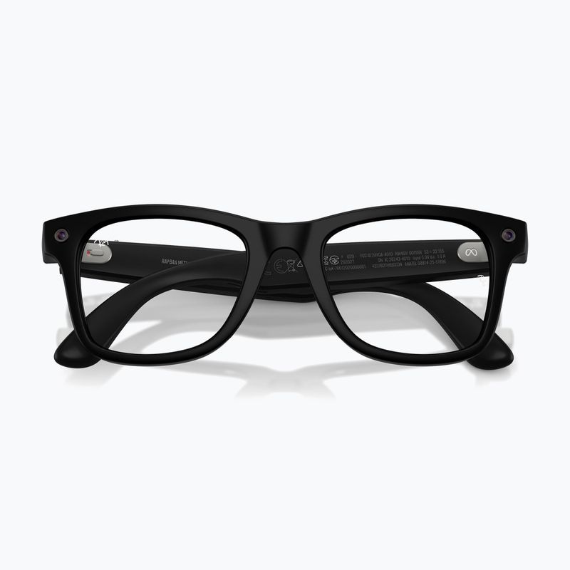 Akiniai su kamera Ray-Ban Meta Wayfarer matte back/clear 6
