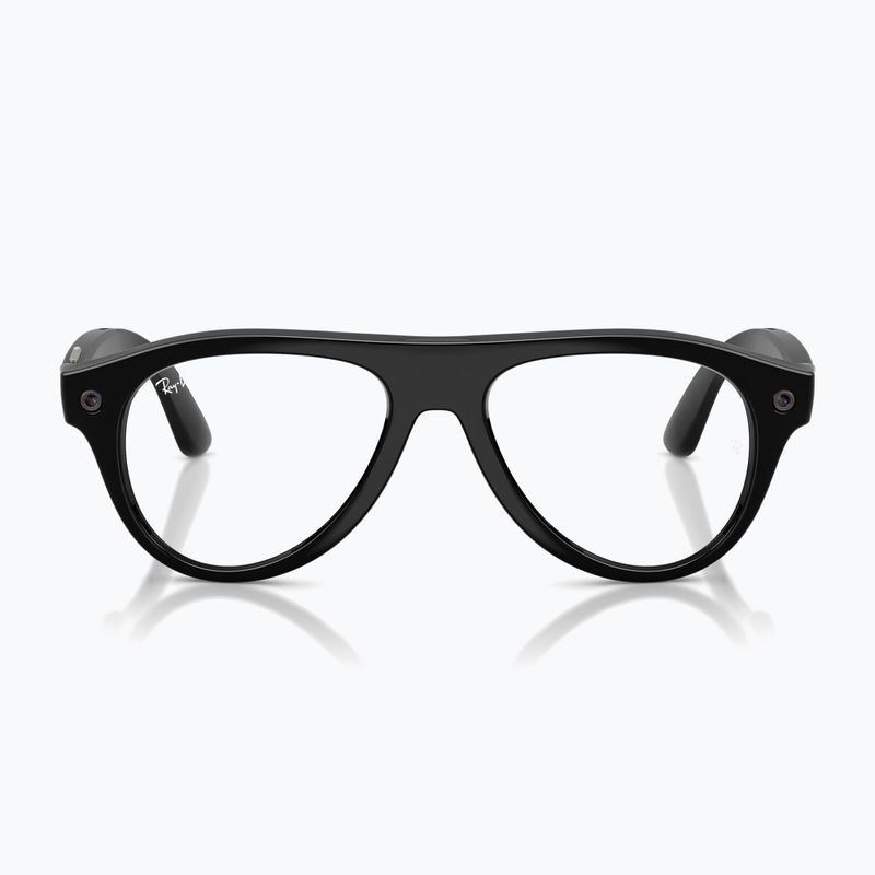 Akiniai su kamera Ray-Ban Meta Aviator shiny black/trs g. green 2