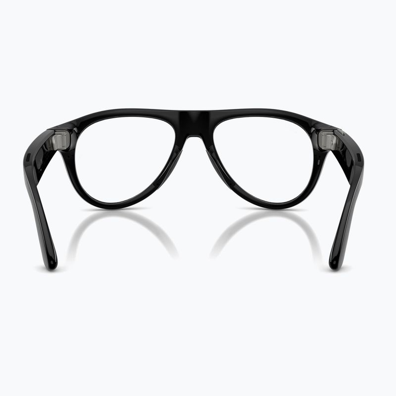 Akiniai su kamera Ray-Ban Meta Aviator shiny black/trs g. green 3