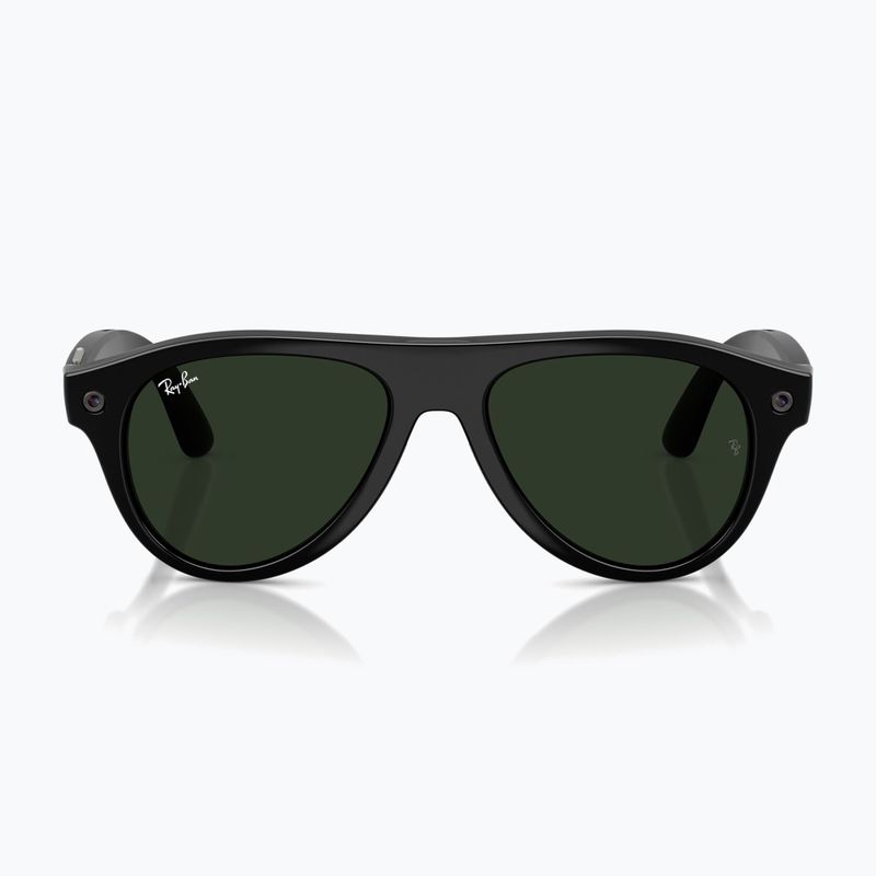 Akiniai su kamera Ray-Ban Meta Aviator shiny black/trs g. green 7