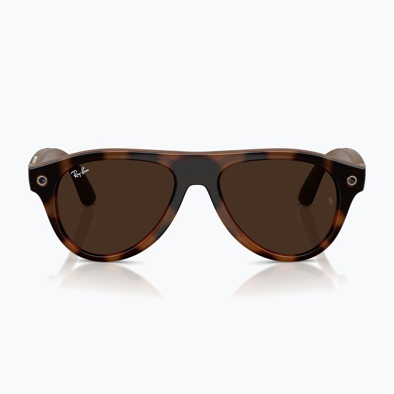 Akiniai su kamera Ray-Ban Meta Aviator havana/trs brown 7