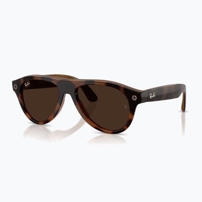 Akiniai su kamera Ray-Ban Meta Aviator havana/trs brown 8