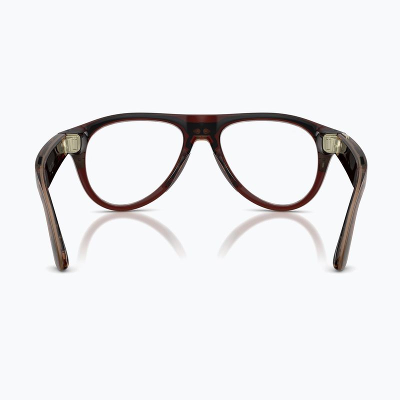Akiniai su kamera Ray-Ban Meta Aviator transp. umber/trs jade 3