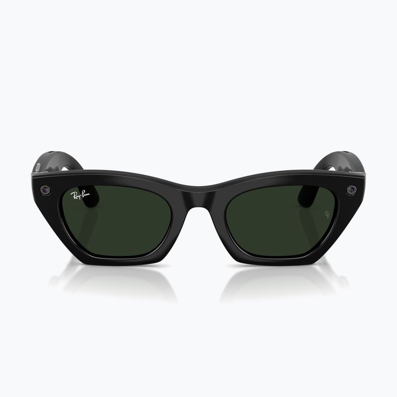 Akiniai su kamera Ray-Ban Meta Zena shiny black/trs g. green 7