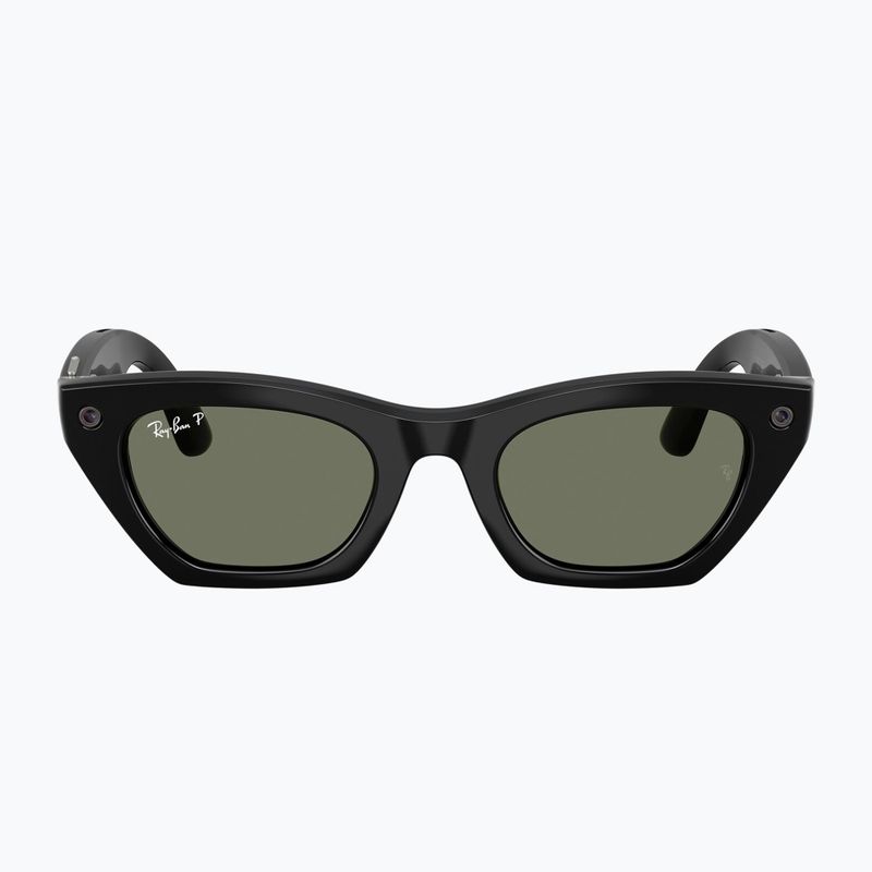 Akiniai su kamera Ray-Ban Meta Zena shiny black/g15 green polar 2