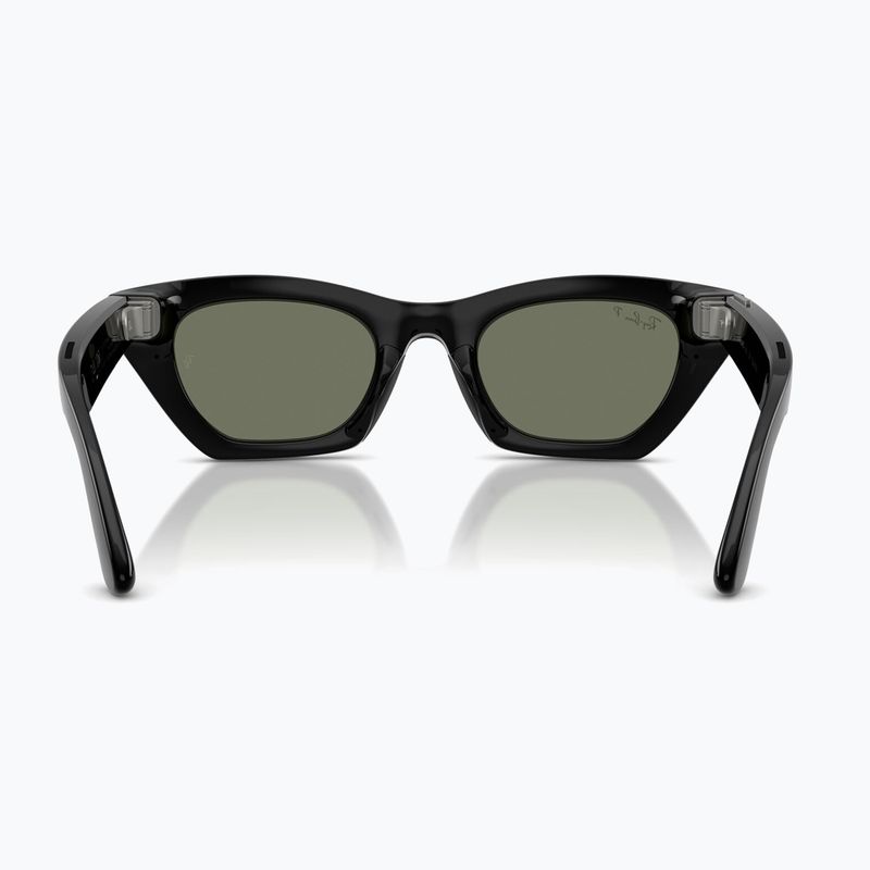 Akiniai su kamera Ray-Ban Meta Zena shiny black/g15 green polar 3