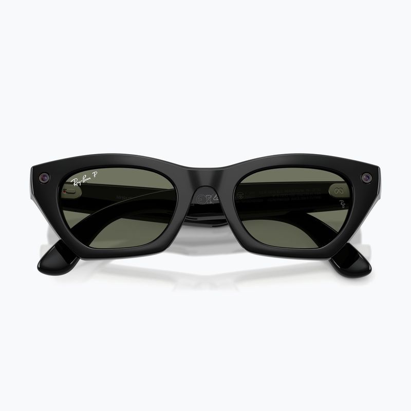 Akiniai su kamera Ray-Ban Meta Zena shiny black/g15 green polar 6