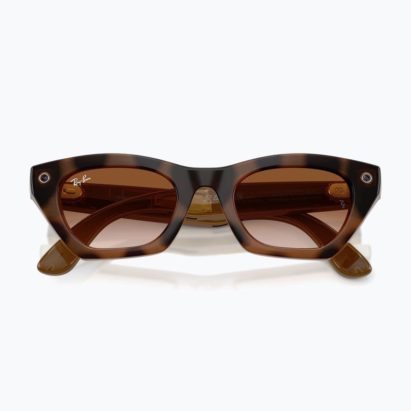 Akiniai su kamera Ray-Ban Meta Zena havana/gradient brown 6