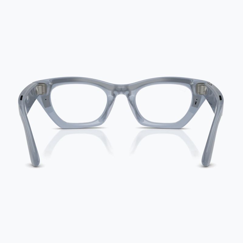Akiniai su kamera Ray-Ban Meta Zena milky grey lilac/trs copper 3