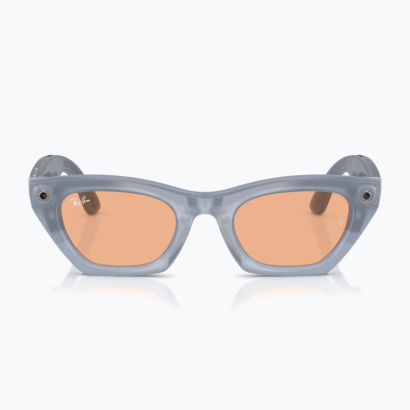 Akiniai su kamera Ray-Ban Meta Zena milky grey lilac/trs copper 8