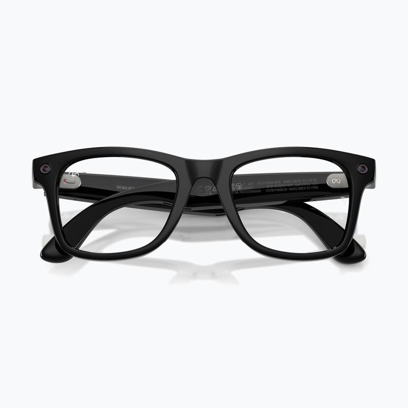 Akiniai su kamera Ray-Ban Meta Wayfarer shiny black/trs grey 3