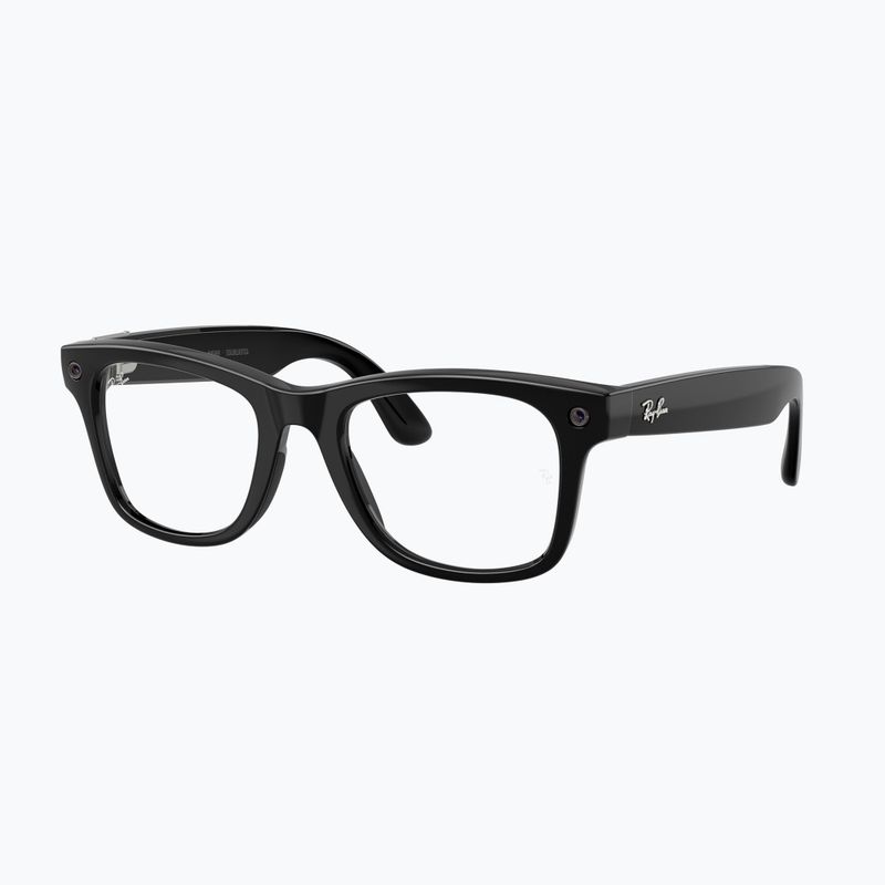 Akiniai su kamera Ray-Ban Meta Wayfarer shiny black/trs grey 4