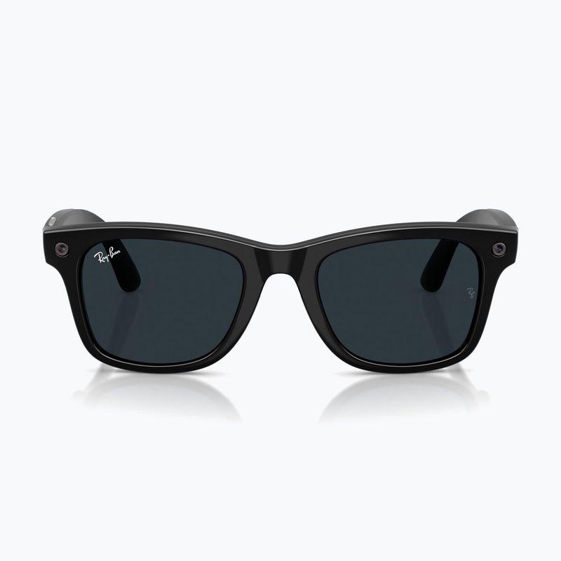 Akiniai su kamera Ray-Ban Meta Wayfarer shiny black/trs grey 8