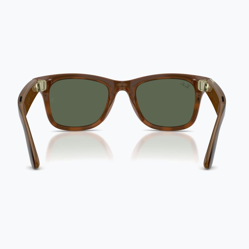 Akiniai su kamera Ray-Ban Meta Wayfarer havana/g15 green 3