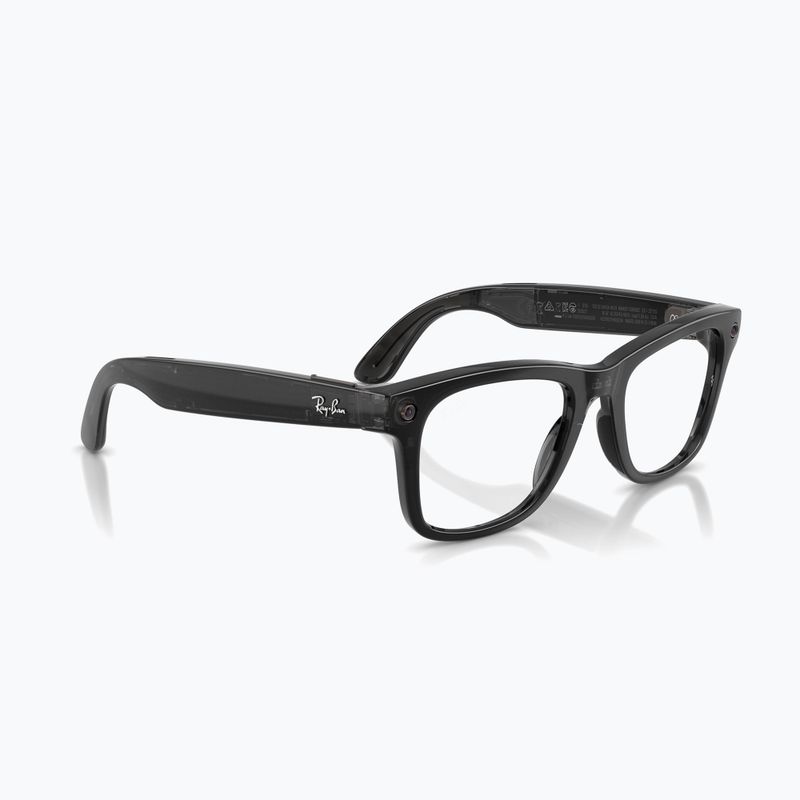 Akiniai su kamera Ray-Ban Meta Wayfarer transp. black/trs aquamarine 4