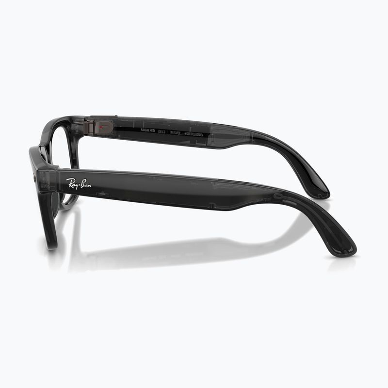 Akiniai su kamera Ray-Ban Meta Wayfarer transp. black/trs aquamarine 5