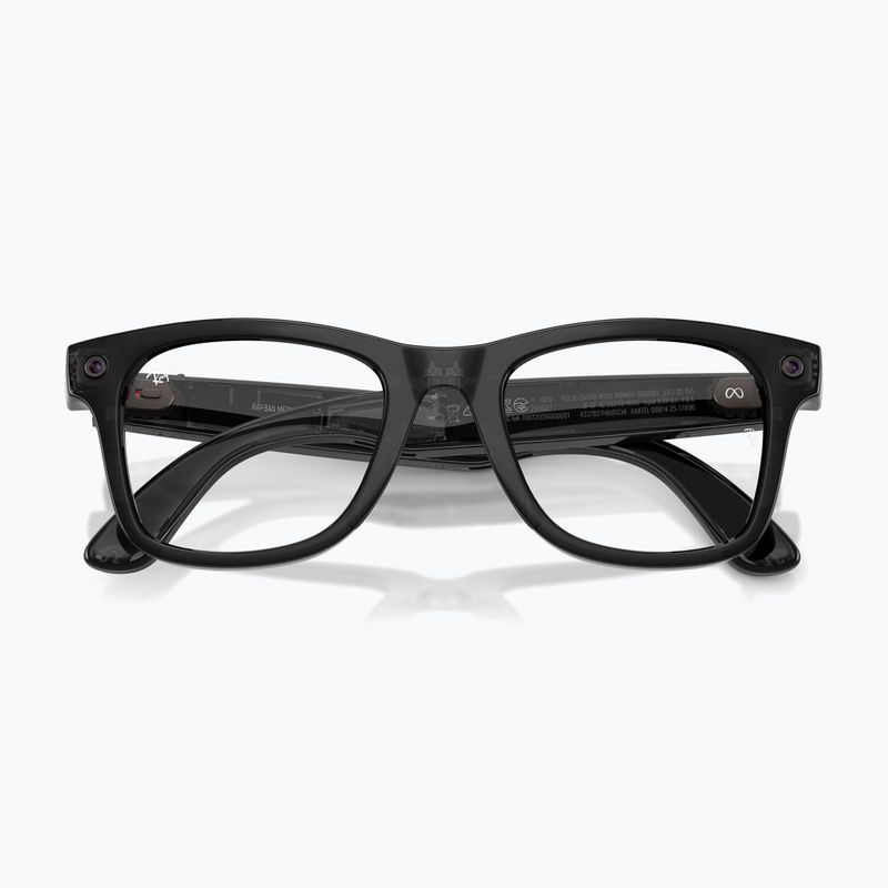 Akiniai su kamera Ray-Ban Meta Wayfarer transp. black/trs aquamarine 6