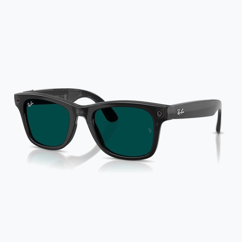 Akiniai su kamera Ray-Ban Meta Wayfarer transp. black/trs aquamarine 7