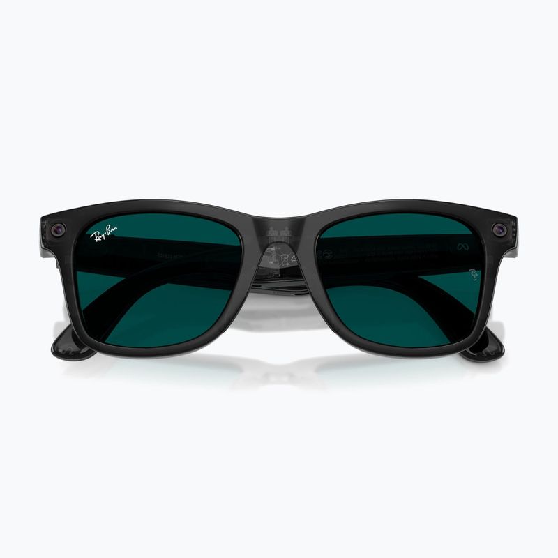 Akiniai su kamera Ray-Ban Meta Wayfarer transp. black/trs aquamarine 9