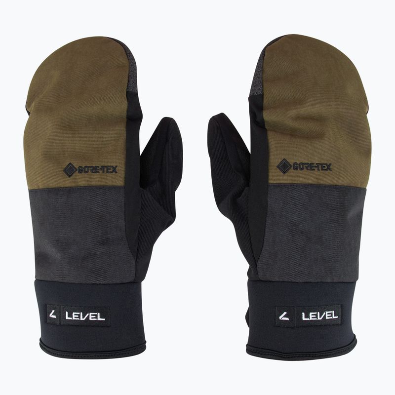 Vyriškos slidinėjimo pirštinės Level Matrix Mitt Gore-Tex olive green 2