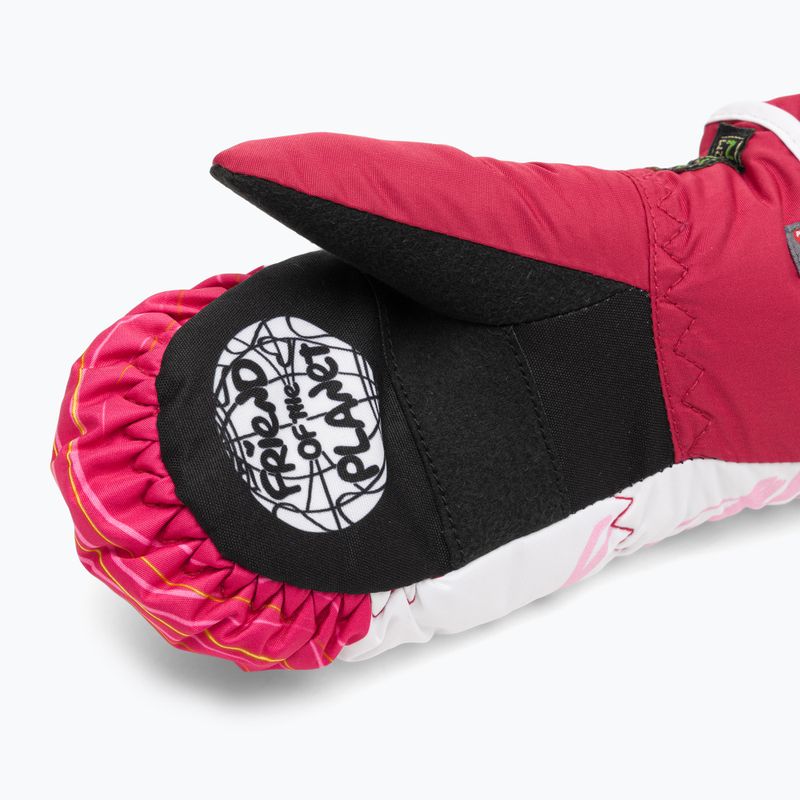 Vaikiškos slidinėjimo pirštinės Level Animal pk bordeaux 4