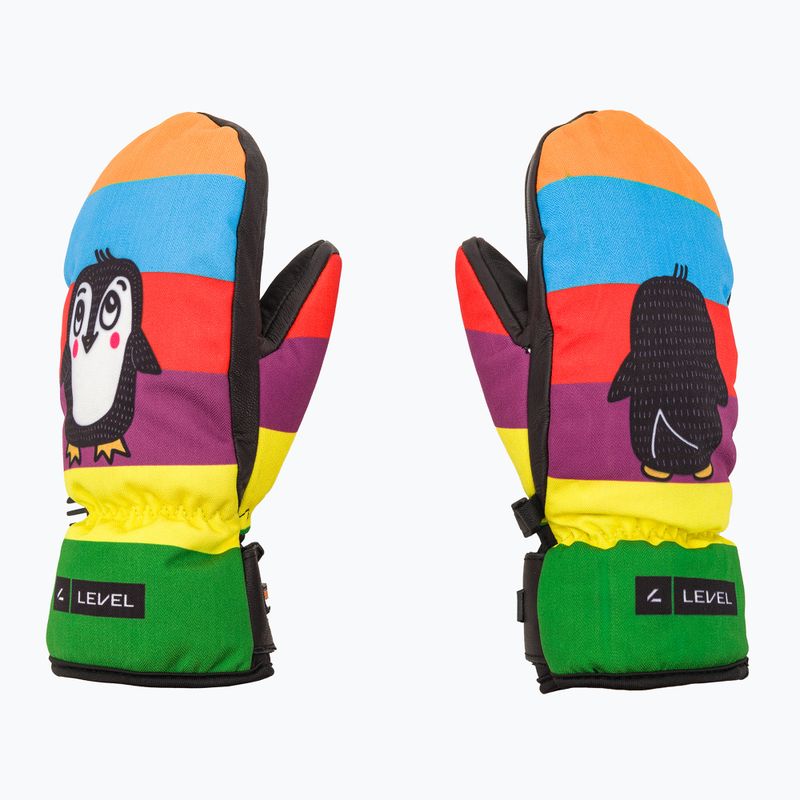 Level Vertigo Mitt Teen pk rainbow vaikiškos slidinėjimo pirštinės 3