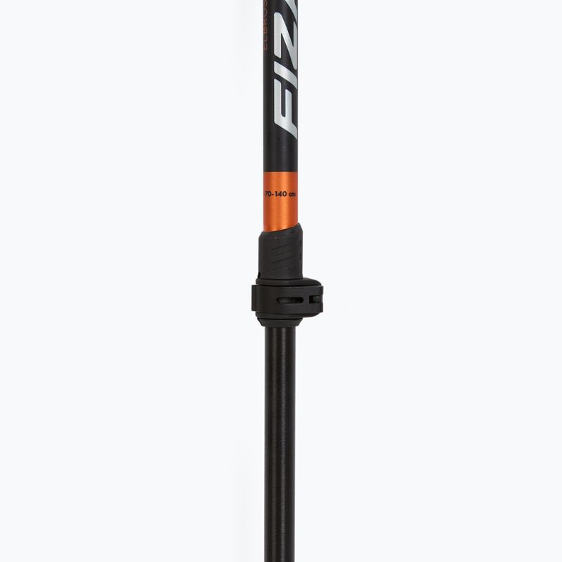 Fizan Elbrus trekingo lazdos juodai raudonos S20 7507 4